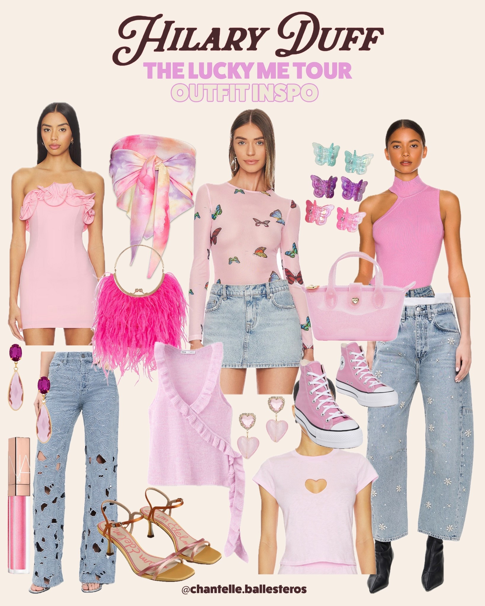 “butterflies from holding your hand” 🦋Calling all the girlies who love pink! You’re going to look so cute at the Hilary Duff concert in these bubblegum pink millennial outfits 💕 

#LTKootd #LTKgrwm
