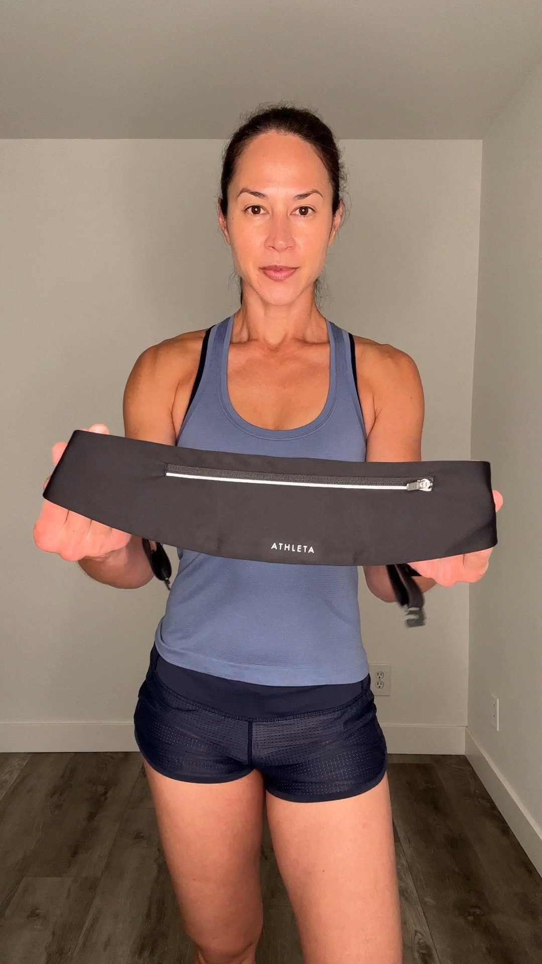 Let me show you how to wear this running belt. Now I don’t run without it. It holds my iPhone, keys, tissue, and Chapstick.

#LTKStyleTip #LTKOver40 #LTKActive