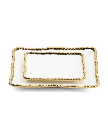 Gold Square Plate Collection | TJ Maxx