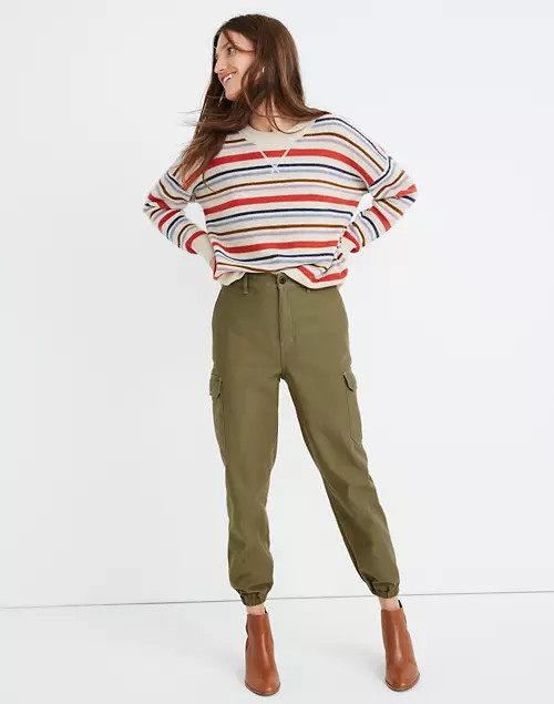 High-Rise Cargo Fatigue Pants | Madewell