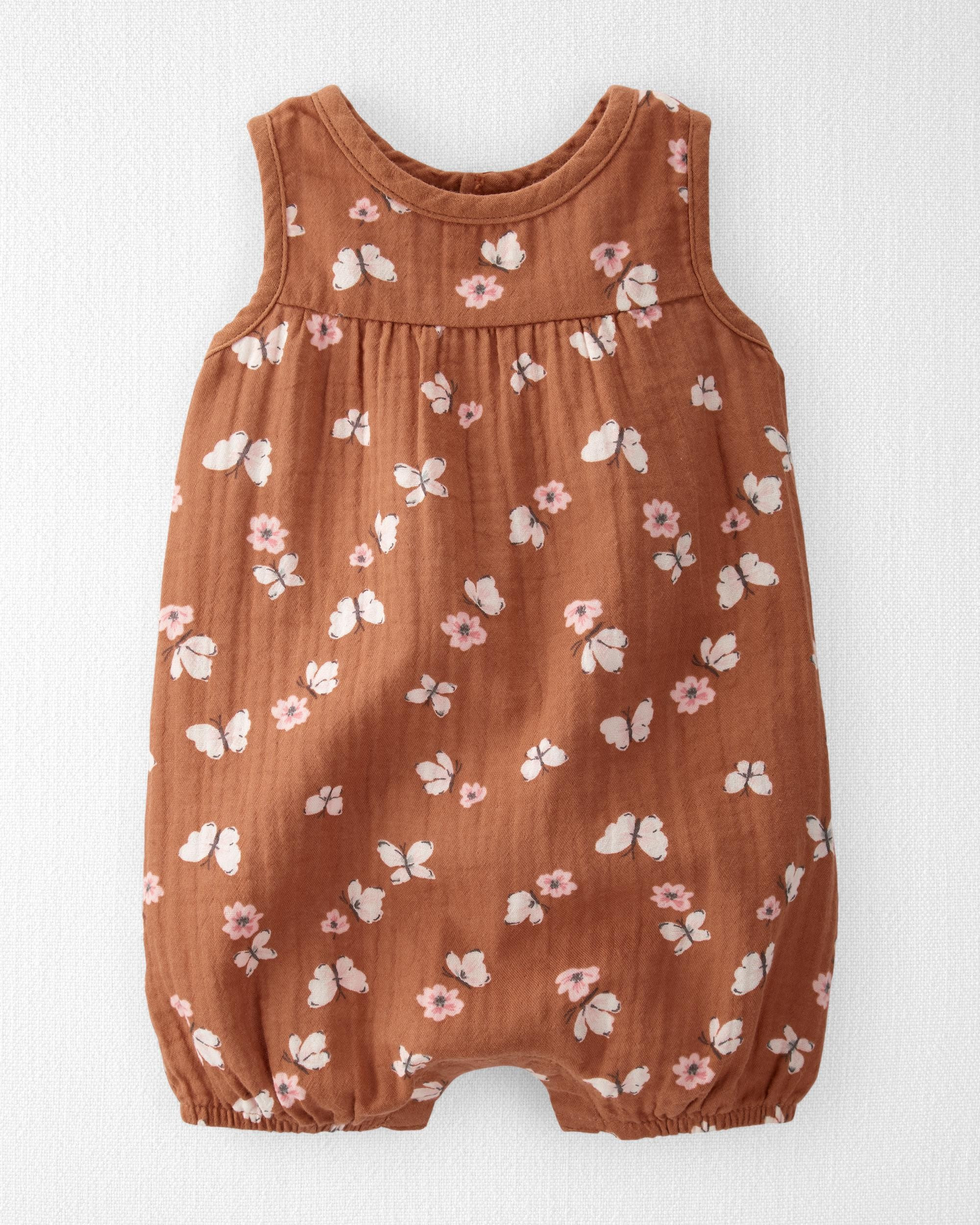 Organic Cotton Gauze Sunsuit | Carter's
