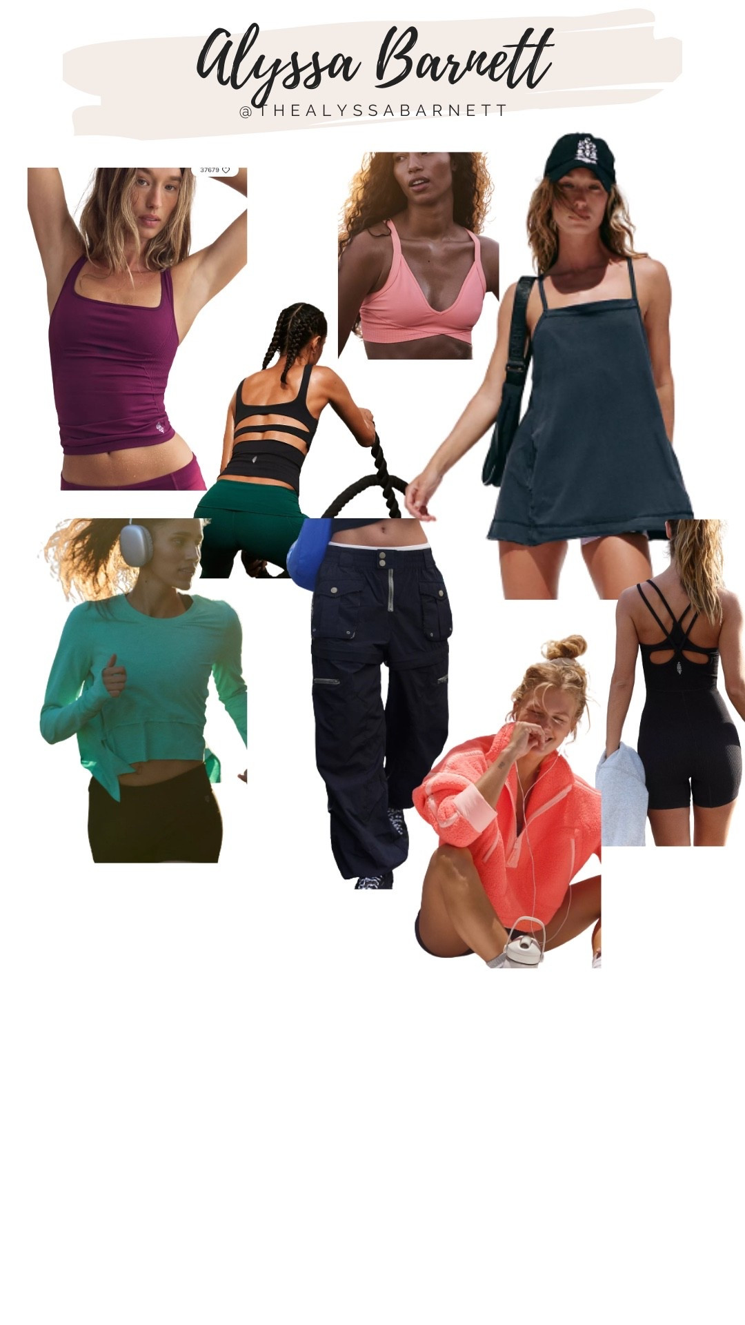 Free People workout - favorites collection. Don’t wait until 2026 to get fit. Might as well start now and look great doing it. 
Tanks, cargo pants, crop tops, bralettes 

#LTKdayinmylife #LTKfitnessgoals #LTKActive