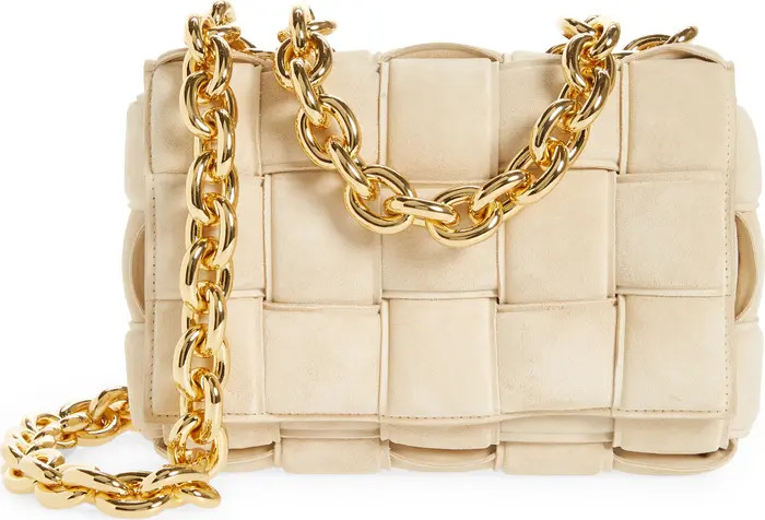 Bottega Veneta Chain Cassette Suede Crossbody Bag | Nordstrom | Nordstrom