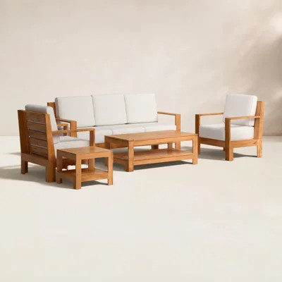 Beaufort Teak Outdoor Conversation Set | Wayfair North America