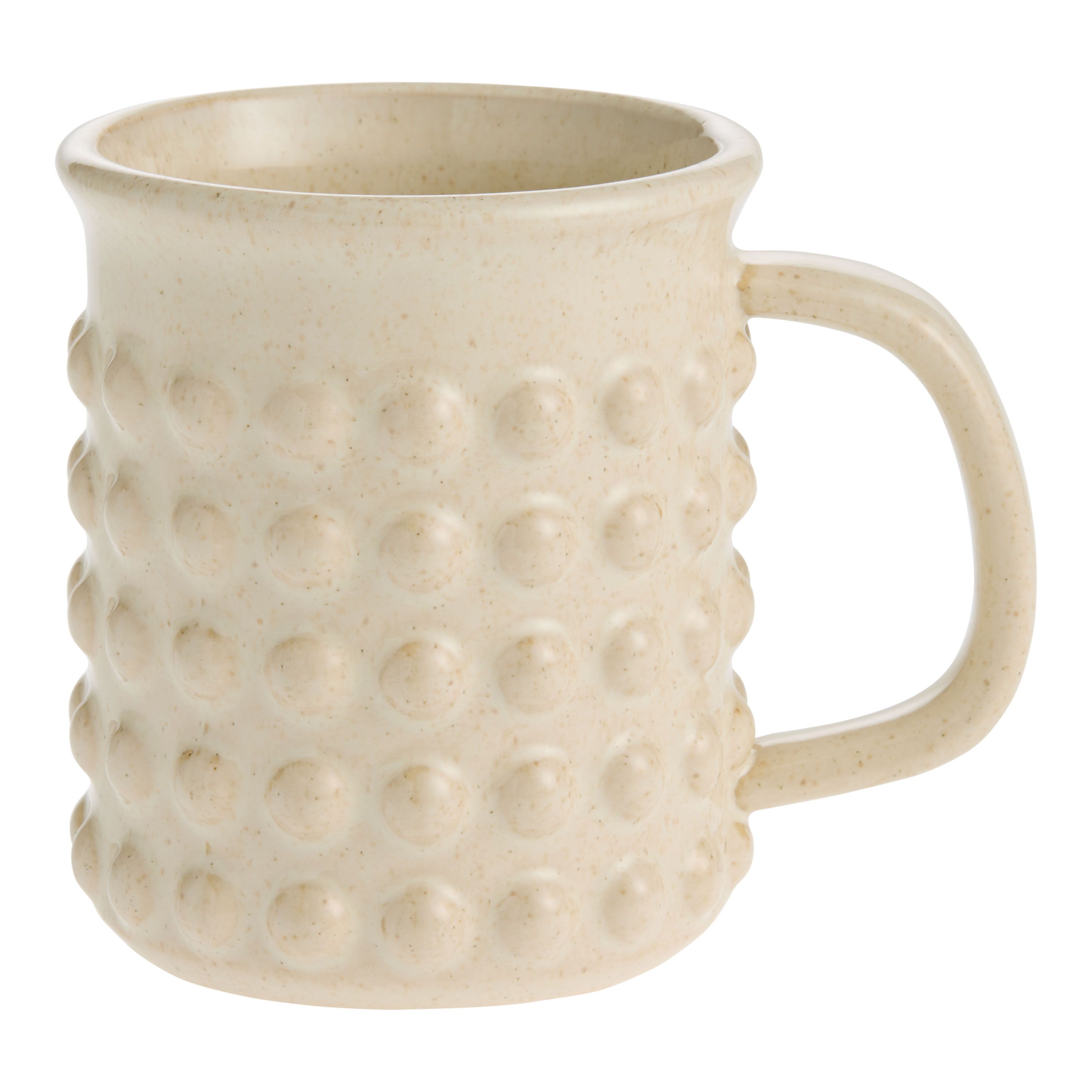 Bobbi Reactive Glaze Beaded Ceramic Mug | World Market