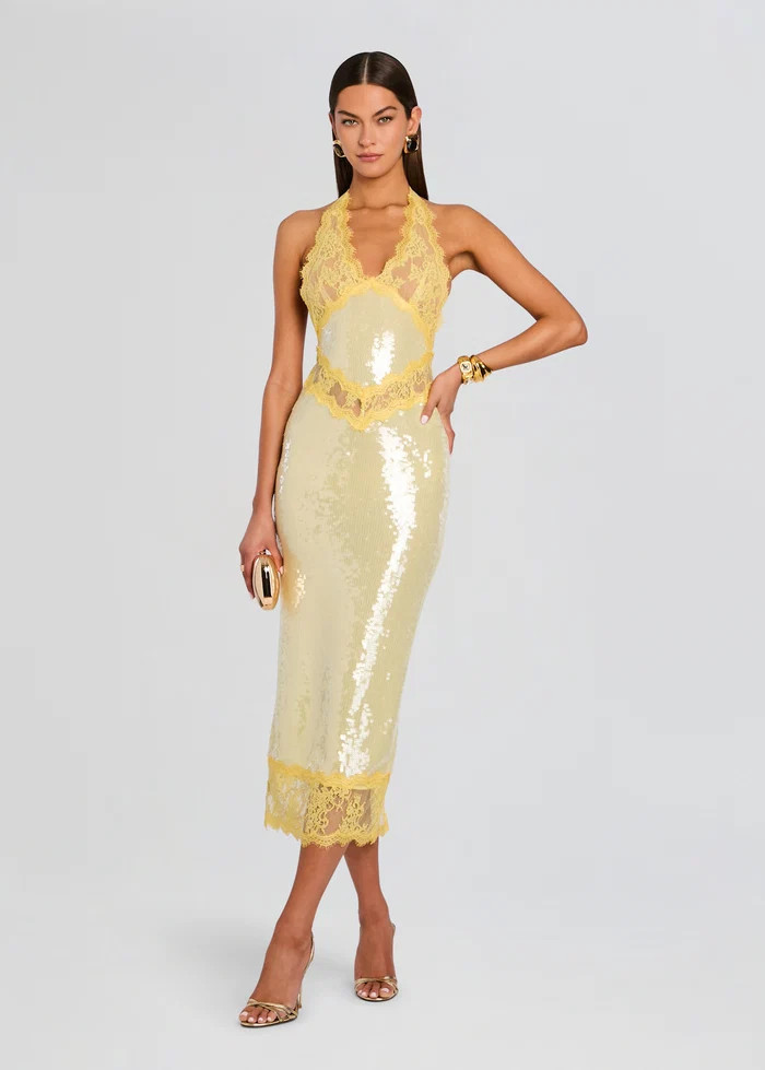 Vicky Sequin Lace Dress | Retrofete