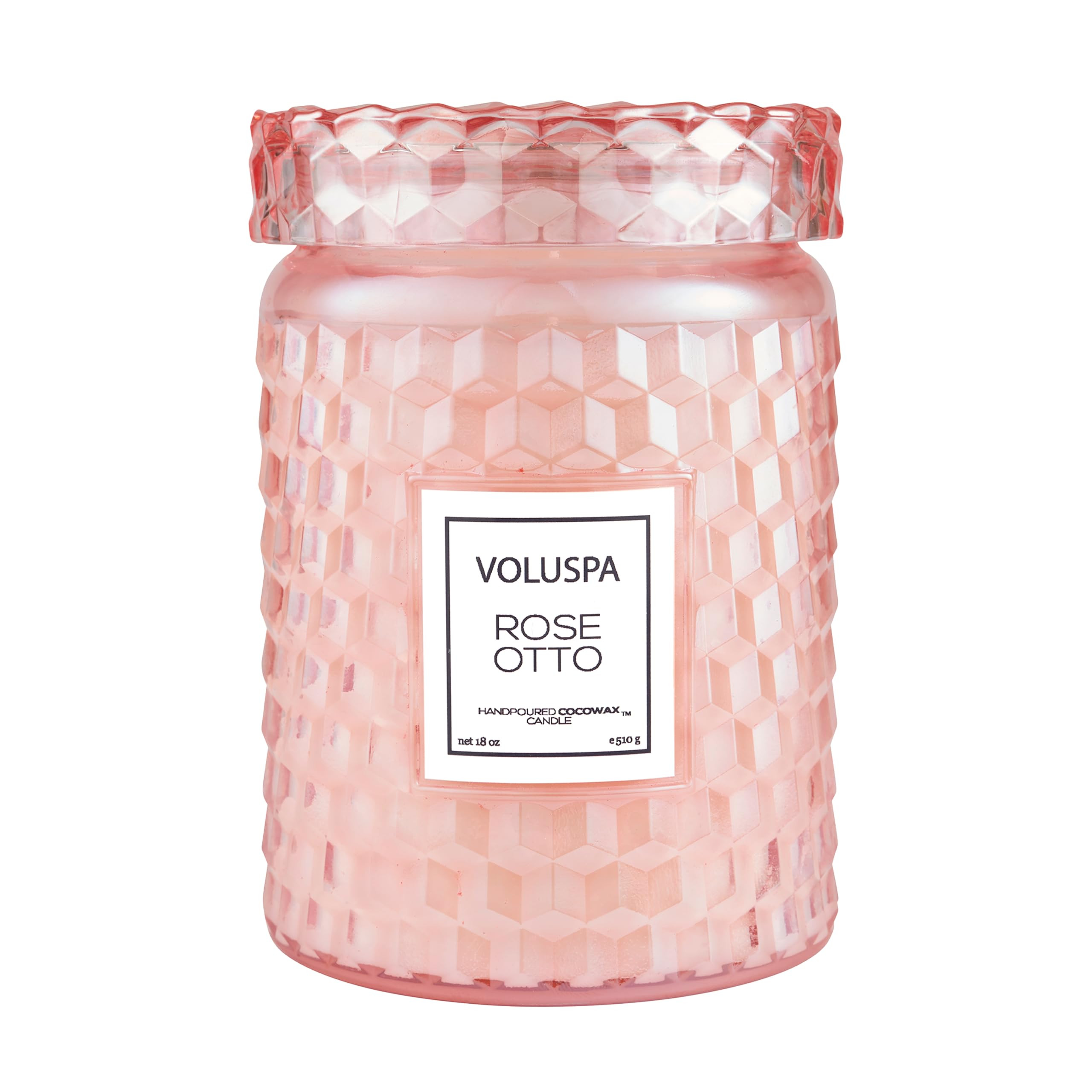 Voluspa Rose Otto, Large Candle Jar, 18 Ounce, 100 Hour Burn Time, Coconut Wax for Clean Burning,... | Amazon (US)