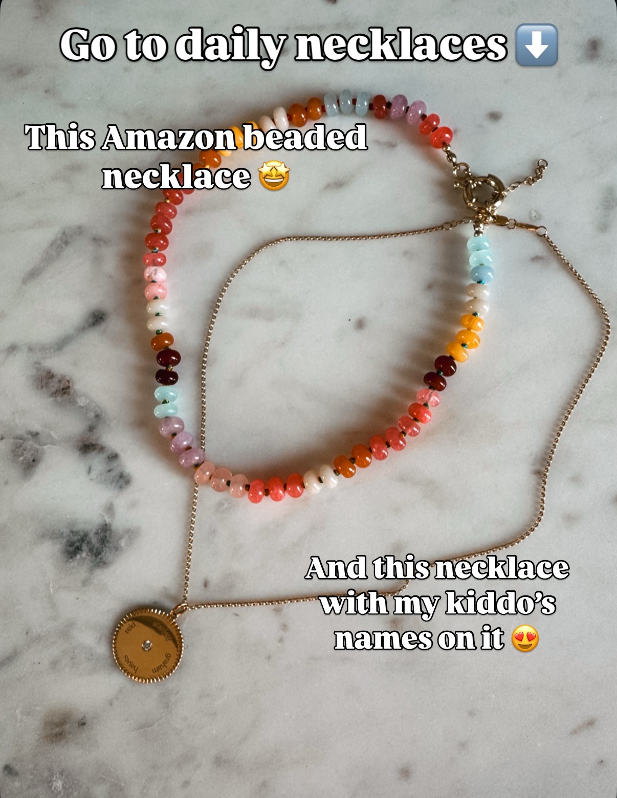 My go to daily necklace stack! 

#LTKStyleTip #LTKFindsUnder50 #LTKSummerEdit