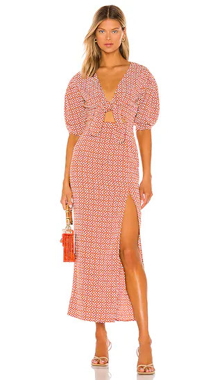 x REVOLVE Vincenza Maxi Dress in Geo Tile Print | Revolve Clothing (Global)