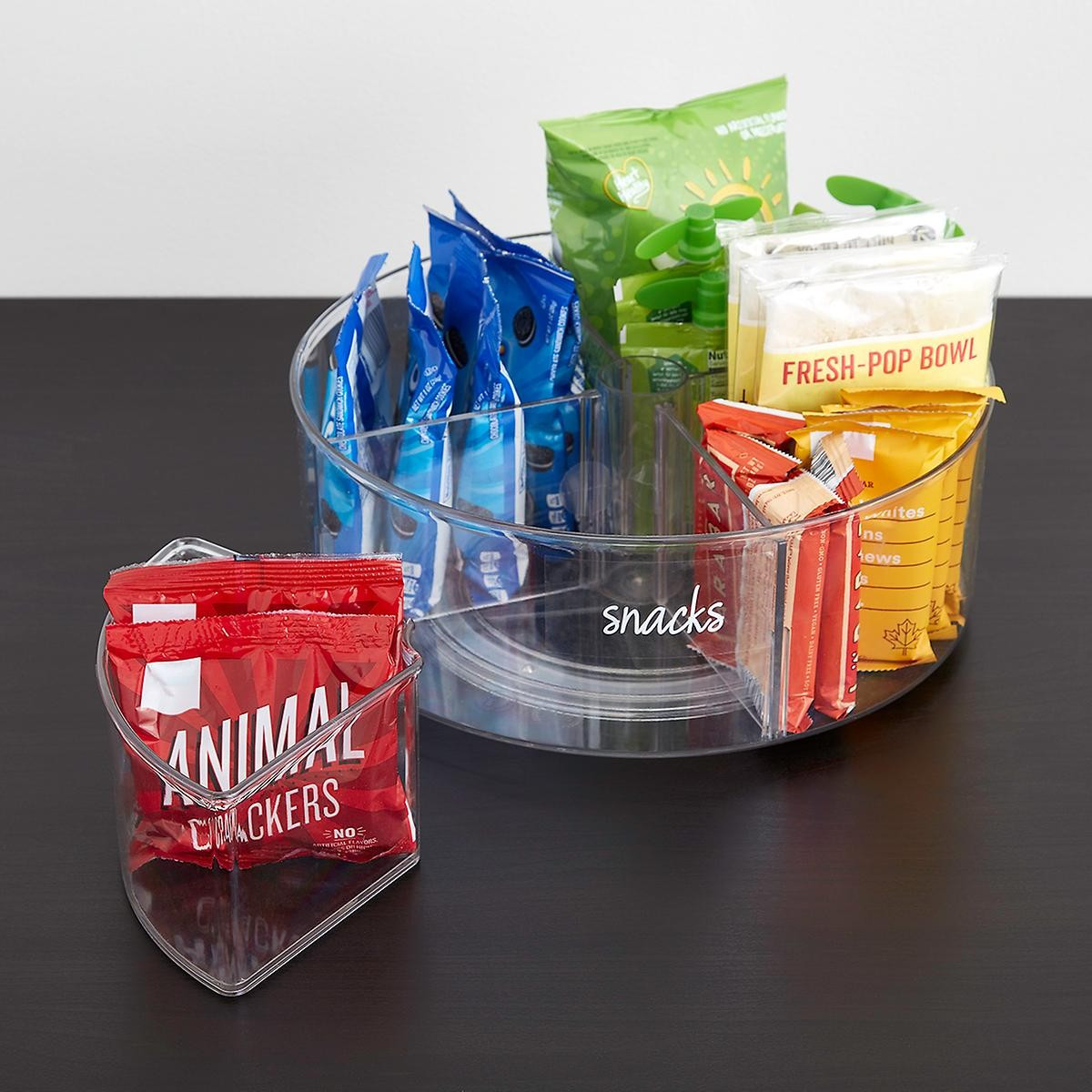 The Home Edit by iDesign Divided Lazy Susan | The Container Store