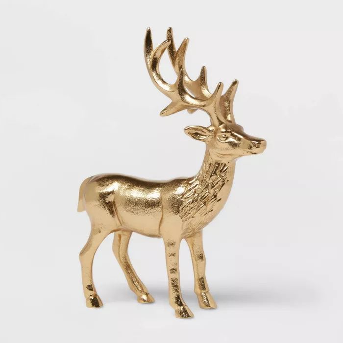 10" x 7.6" Cast Metal Standing Deer - Threshold™ | Target