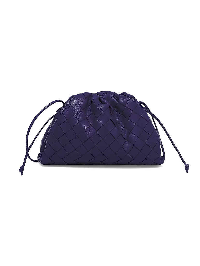 Bottega Veneta Mini Intrecciato Leather Pouch Clutch | Saks Fifth Avenue