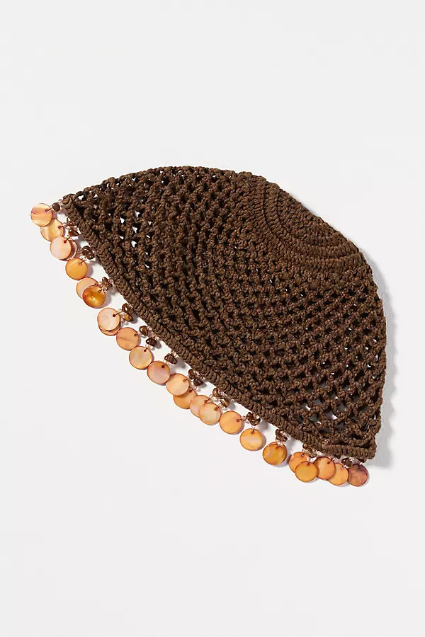 Fringed Crochet Cap | Anthropologie (US)