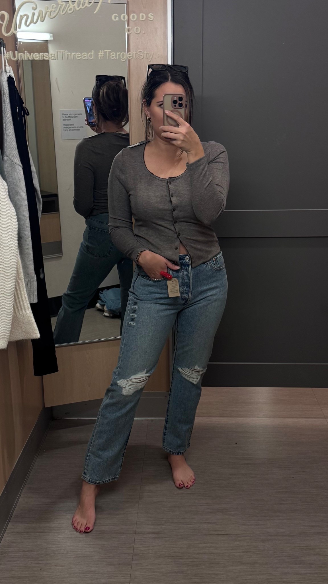 Another pair of Levi’s that are on sale. These are the 501 original (not curve). These have minimal stretch to them 