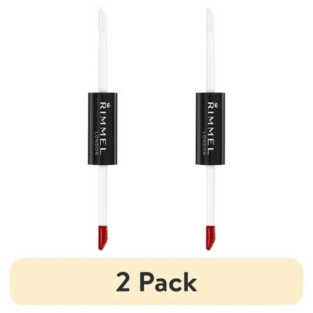(2 pack) Rimmel London Provocalips 16HR Kiss Proof Lip Colour, Play With Fire, 0.14 oz | Walmart (US)