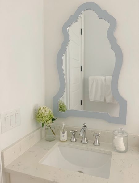 Arch wood mirror for bathroom or bedroom - DIY painted mirror

#LTKhome