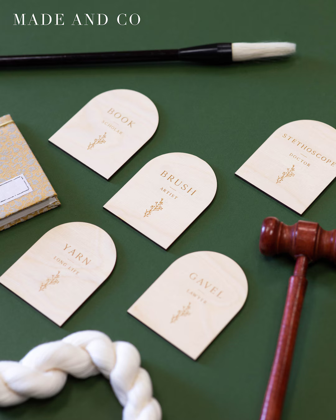 Modern Traditional Korean Doljabi Item Tags Korean First Birthday Doljanchi Natural Birchwood Gif... | Etsy (US)