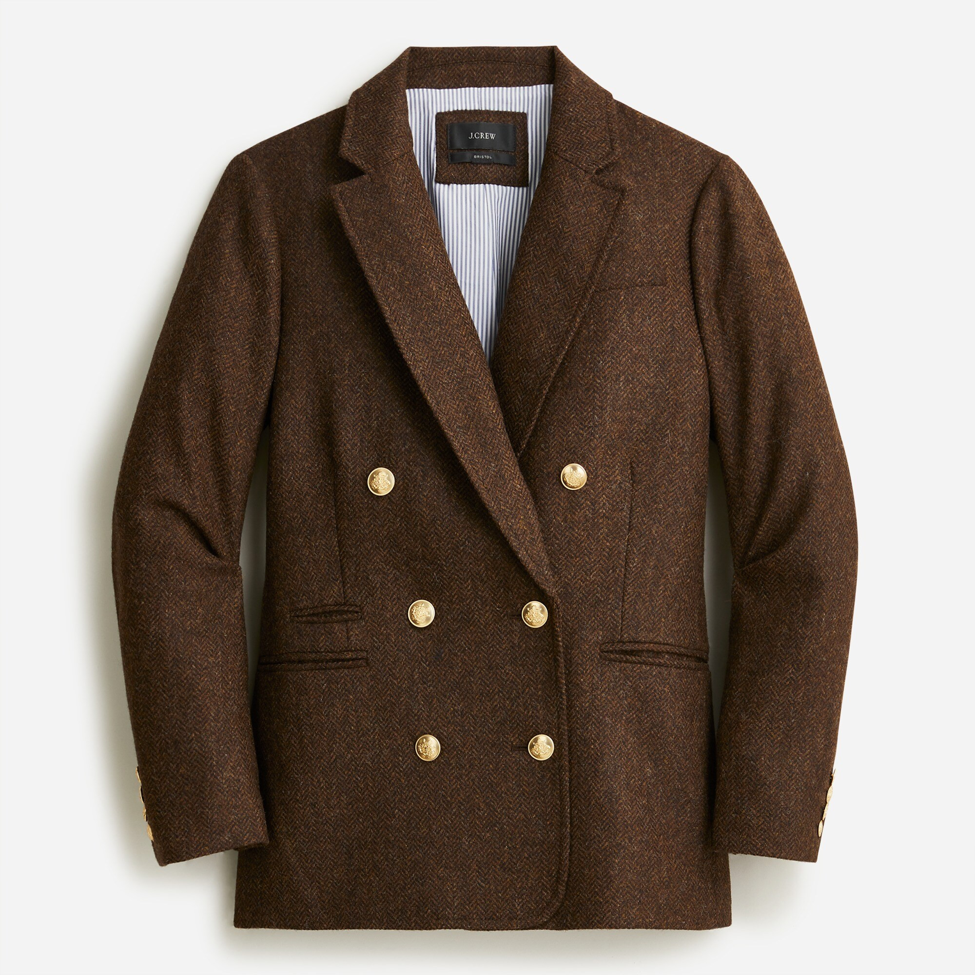Bristol blazer in chocolate herringbone wool | J. Crew US