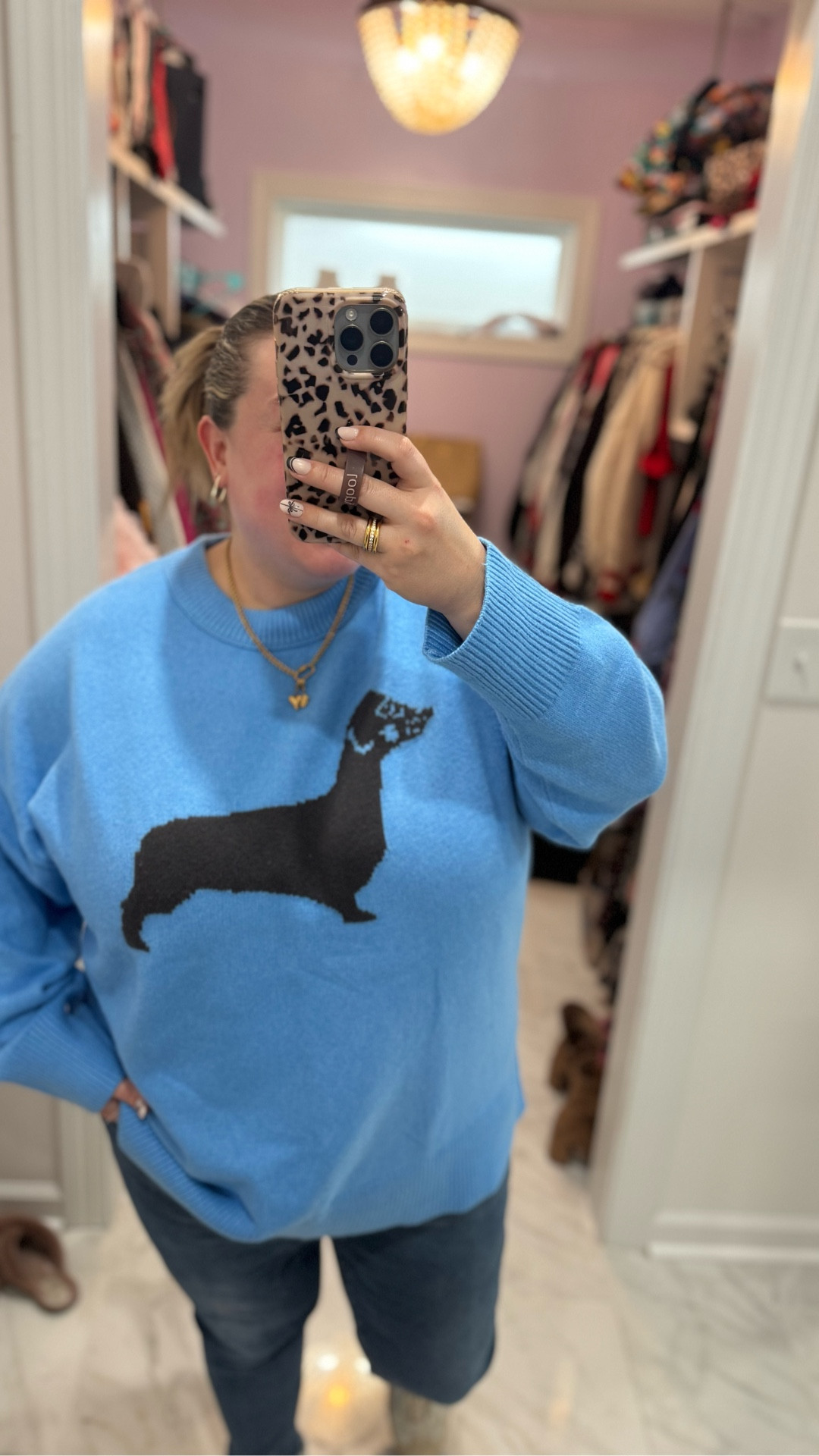 The amount of dachshund sweaters out there is UNREAL. And I’m on a mission to collect them all 🤣 this aerie sweater comes in lots of other prints and colors and it’s 40% off! I’m in the XL  

#LTKPlusSize #LTKootd #LTKSaleAlert