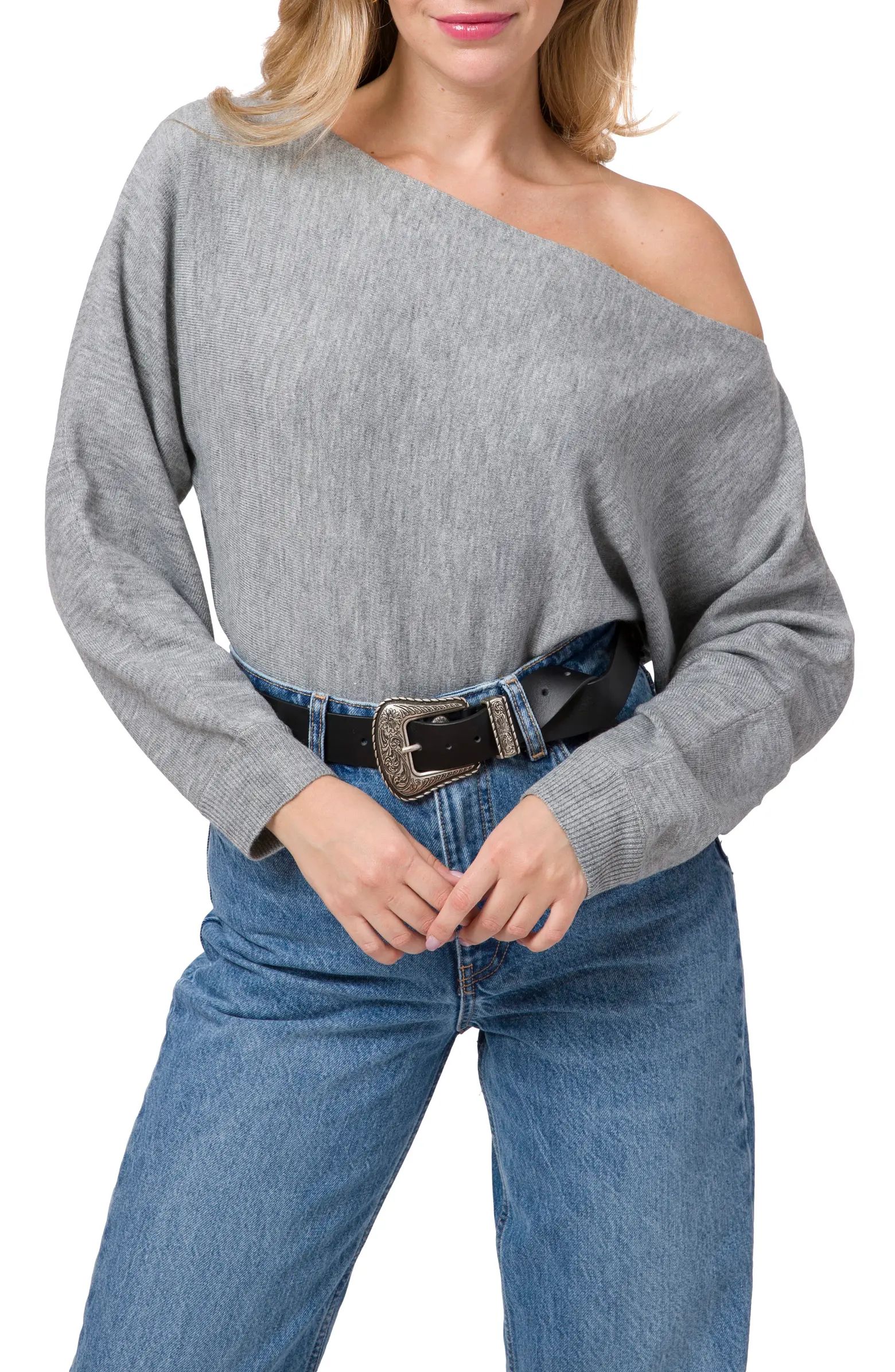 WAYF Dreamer Dolman Sleeve Off the Shoulder Sweater | Nordstrom | Nordstrom Canada