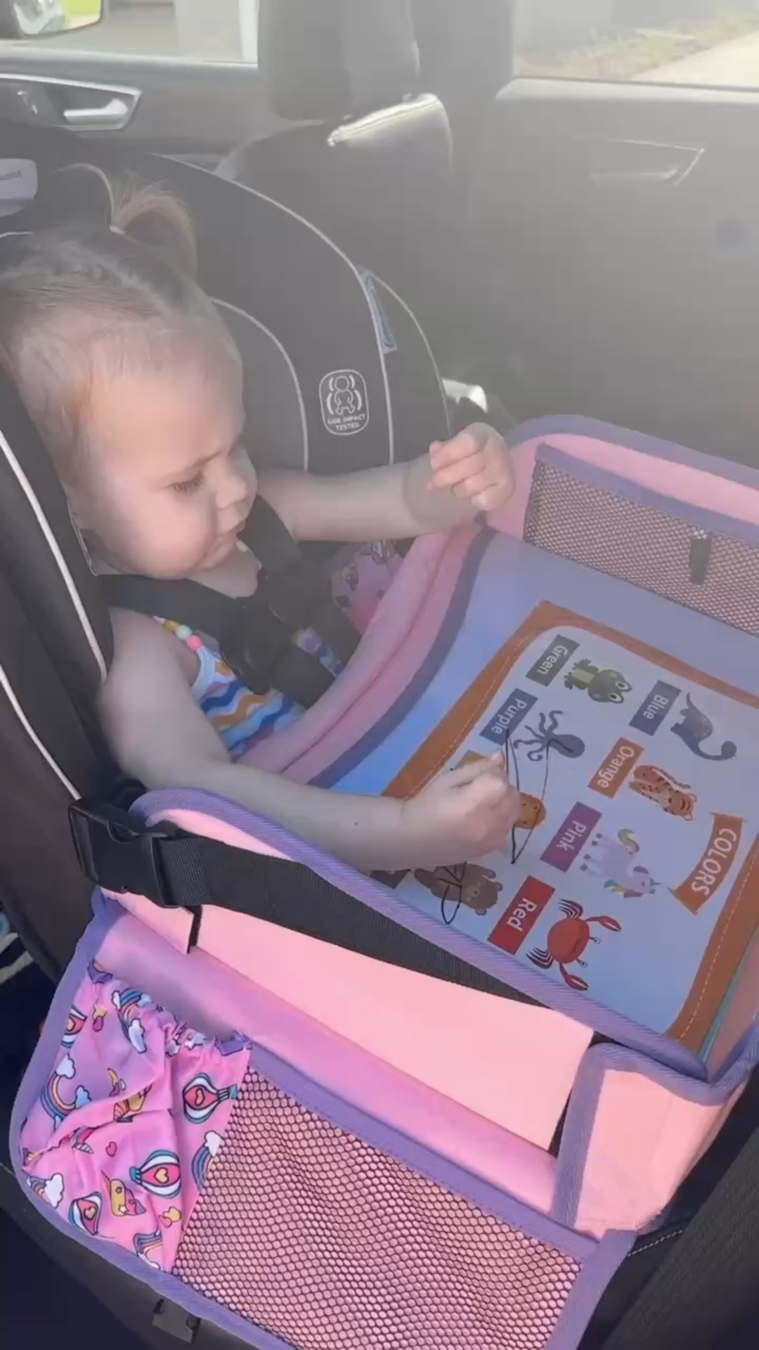 The ultimate travel tray for kids 🙌 Perfect for drawing, eating, playing with toys, and more — plus it wipes clean in seconds! Total lifesaver for road trips, flights, and everyday errands.

#kidstravelessentials #amazonfinds #ltkfamily #travelwithkids #ltktravel #momfinds #ltkfinds