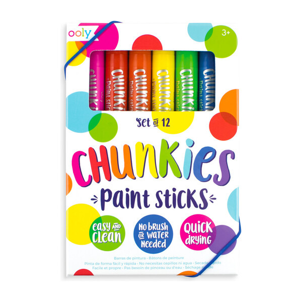 Chunkies Paint Sticks Classic, 12 Pack | Maisonette