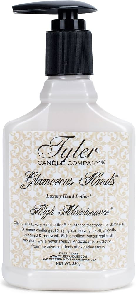 HIGH MAINTENANCE Tyler Hand Lotion - Glamorous Personal Care Products by Tyler Candle | Amazon (US)