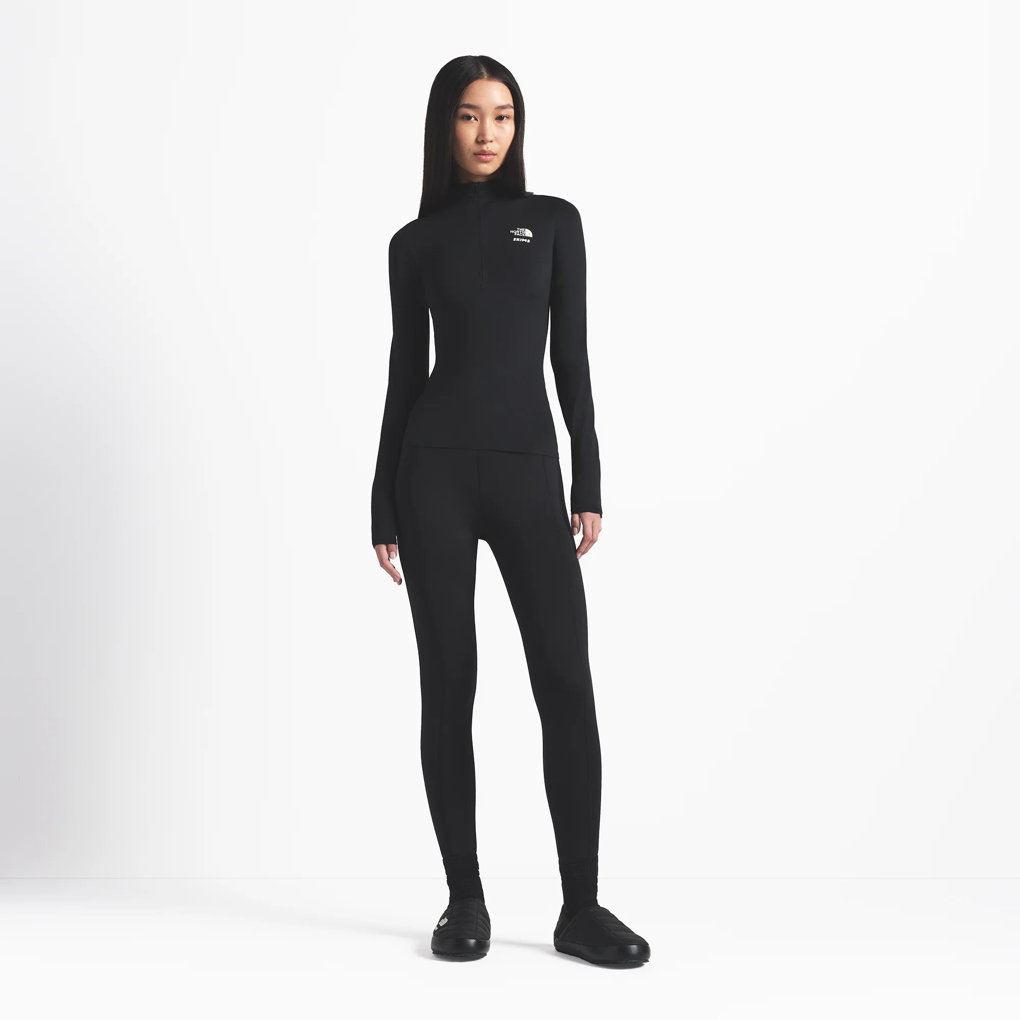 SKIMS Refina Long Sleeve Top | Black | Small | The North Face X SKIMS | SKIMS (US)