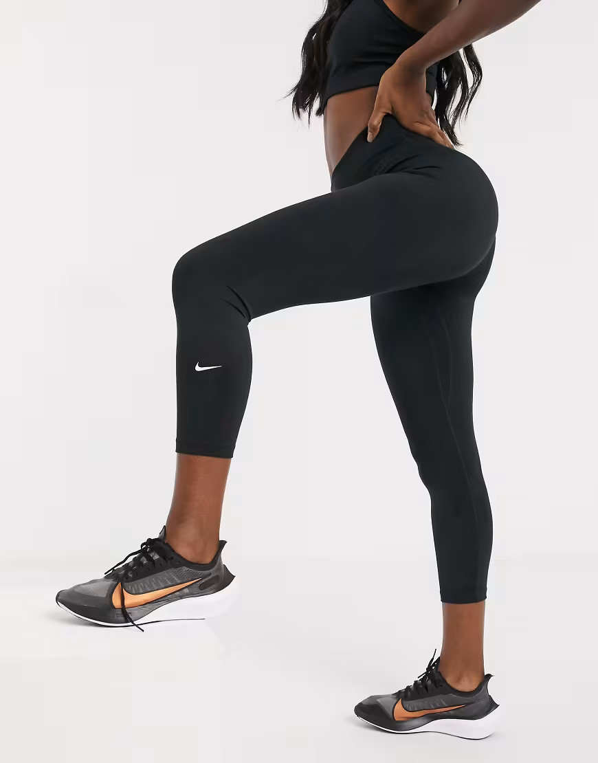 Nike Training One cropped leggings in black | ASOS (Global)