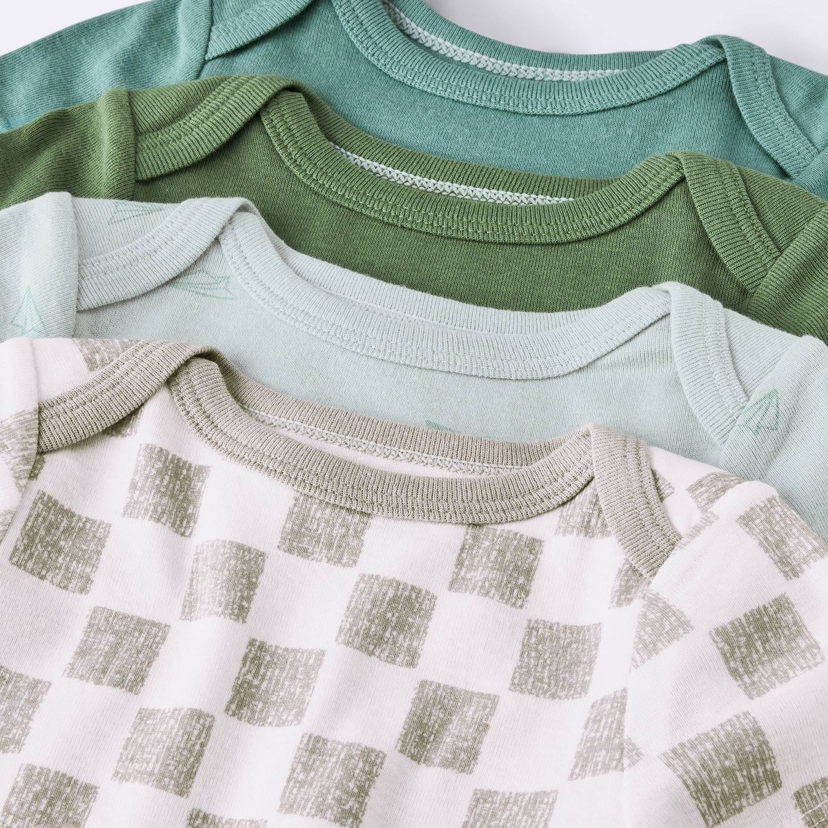 Baby 4pk Airplanes Short Sleeve Cotton Bodysuit - Cloud Island™ Blue 24M: Lap Shoulder, Crotch ... | Target