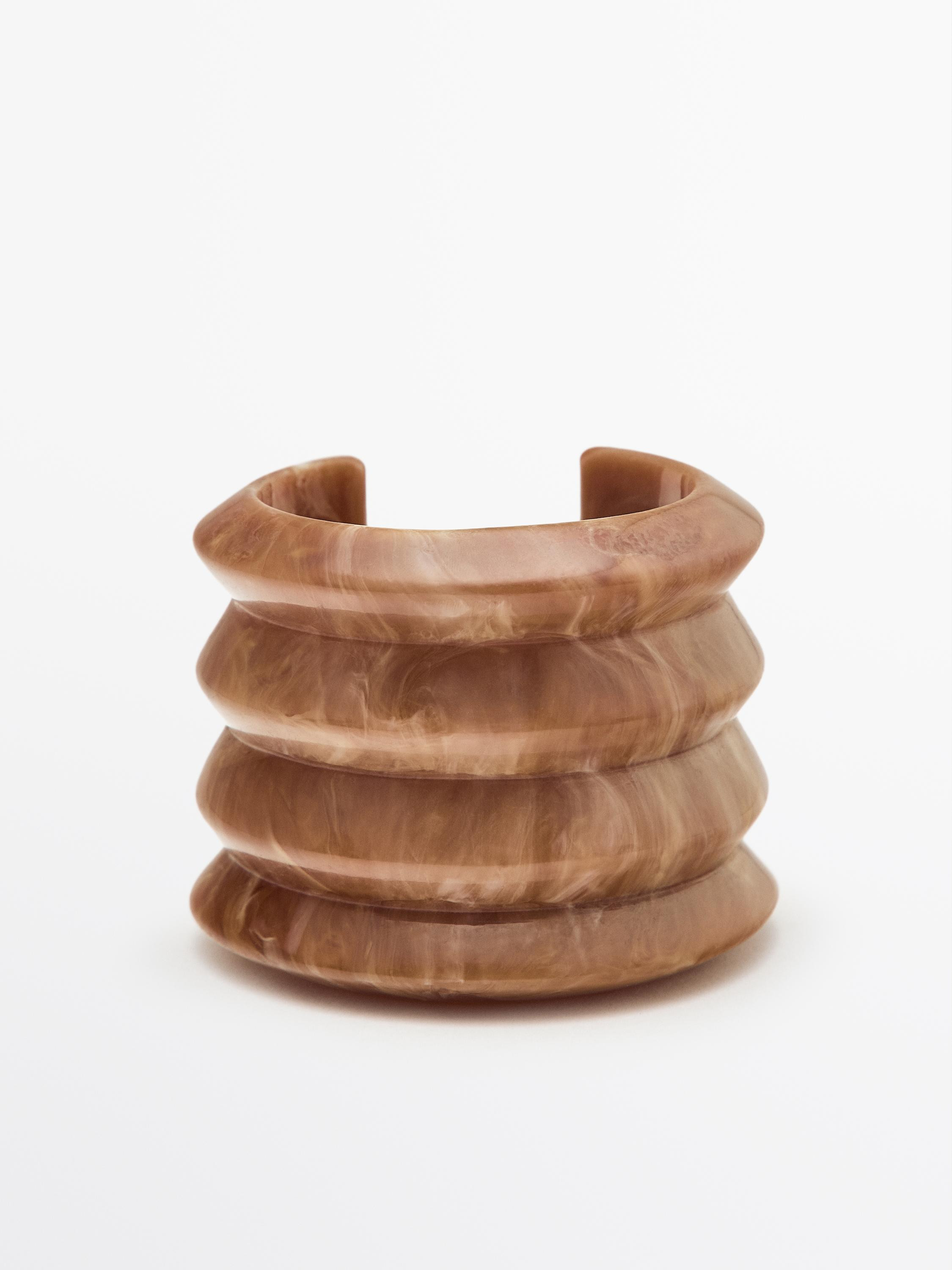 Wide seaside resin bracelet | Massimo Dutti US
