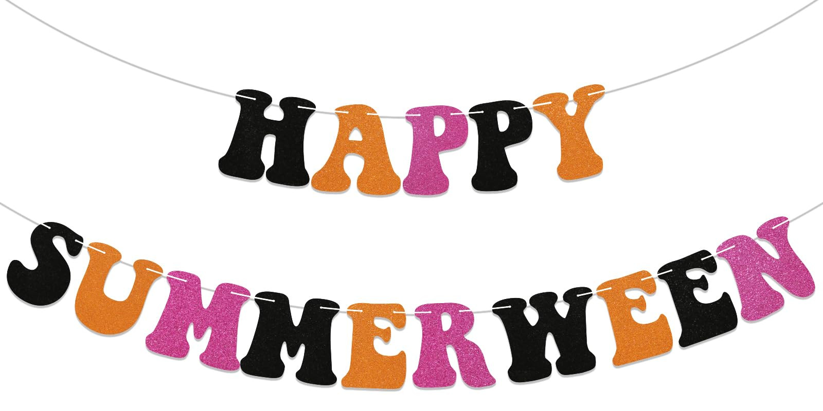 Happy Summerween Banner Summerween Birthday Party Decorations Summer Halloween Ghost Birthday Bac... | Amazon (US)