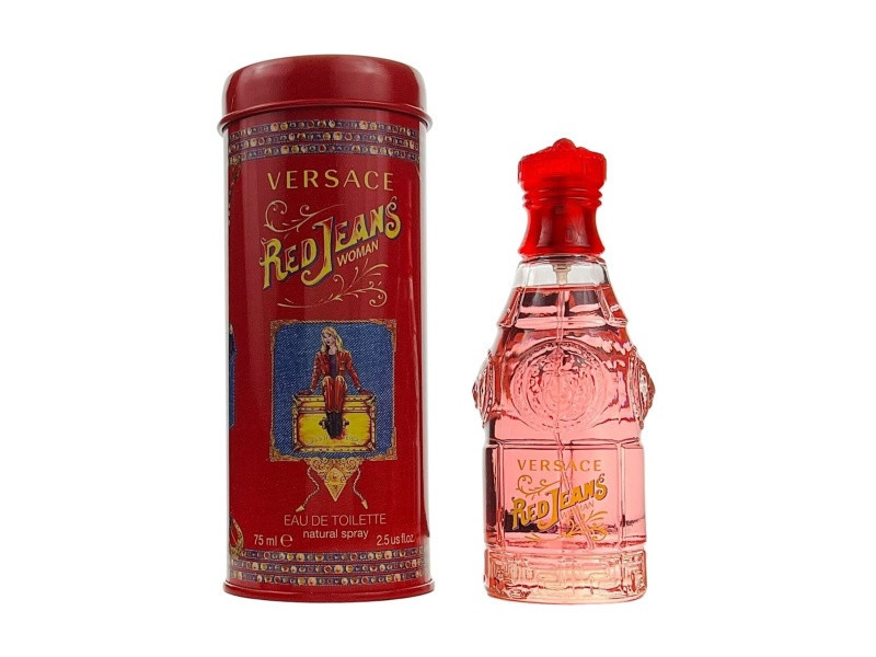 Red Jeans Eau De Toilette Spray For Women By Gianni Versace - 2.53 oz (75 ml) | JTV Jewelry