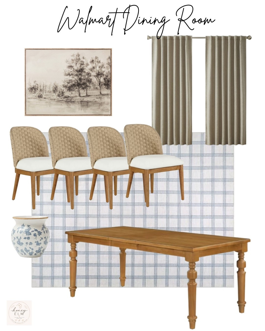 Neutral home finds from Walmart with a touch of blue 🩵

#LTKHome