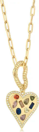 Geometric Heart Pendant Necklace | Nordstrom