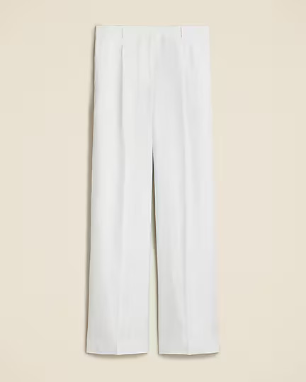 Wide-leg essential pant in linen | J. Crew US