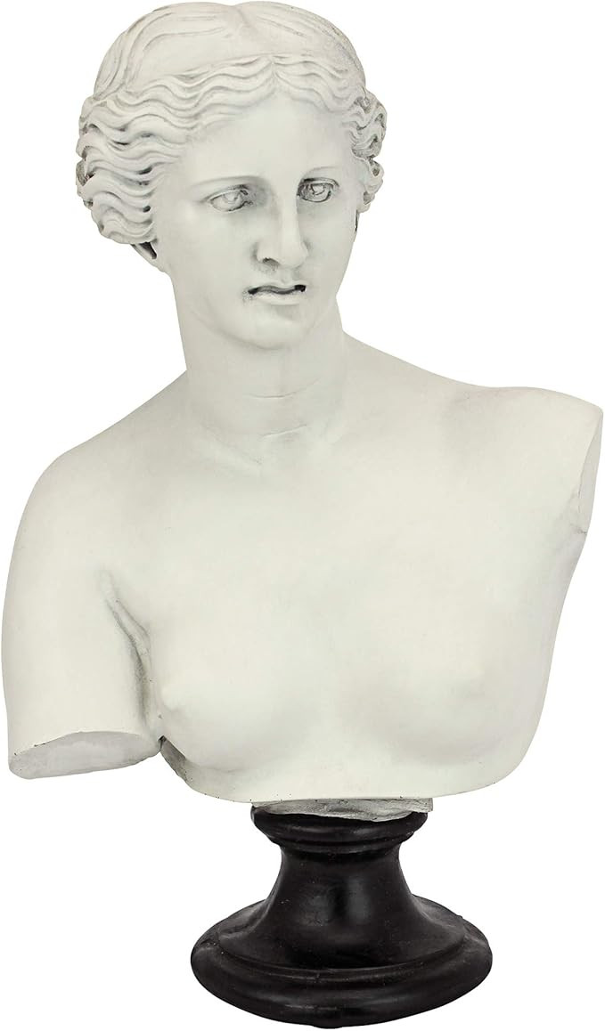 Design Toscano EU15816 Venus de Milo Bust Statue, 12 Inch, Polyresin, Antique Stone | Amazon (US)