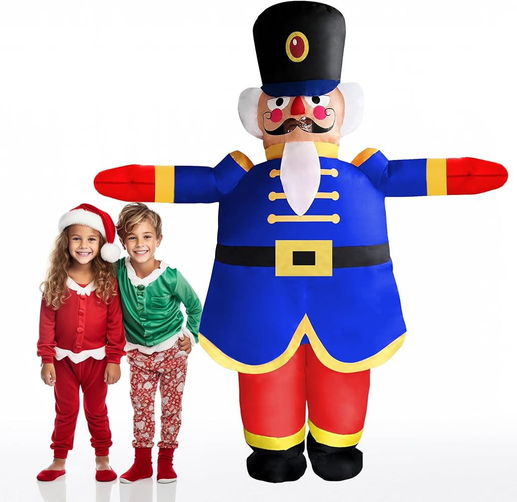 NiSotieb Inflatable Christmas Costume Christmas Inflatable Decoration Adult for Adult/Christmas P... | Amazon (US)