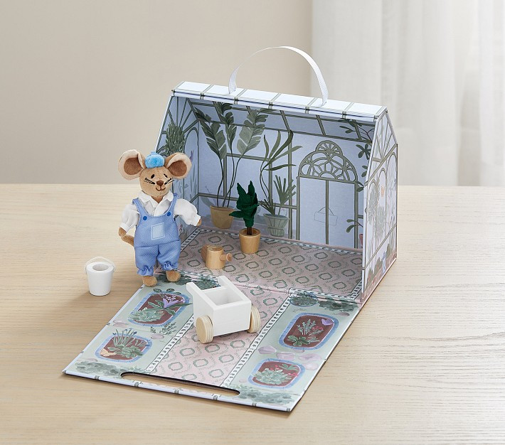 Greenhouse Miniature Mouse Dollhouse Set | Pottery Barn Kids