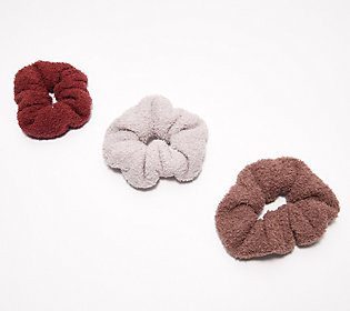Barefoot Dreams CozyChic Scrunchie 3-Piece Gift Set | QVC