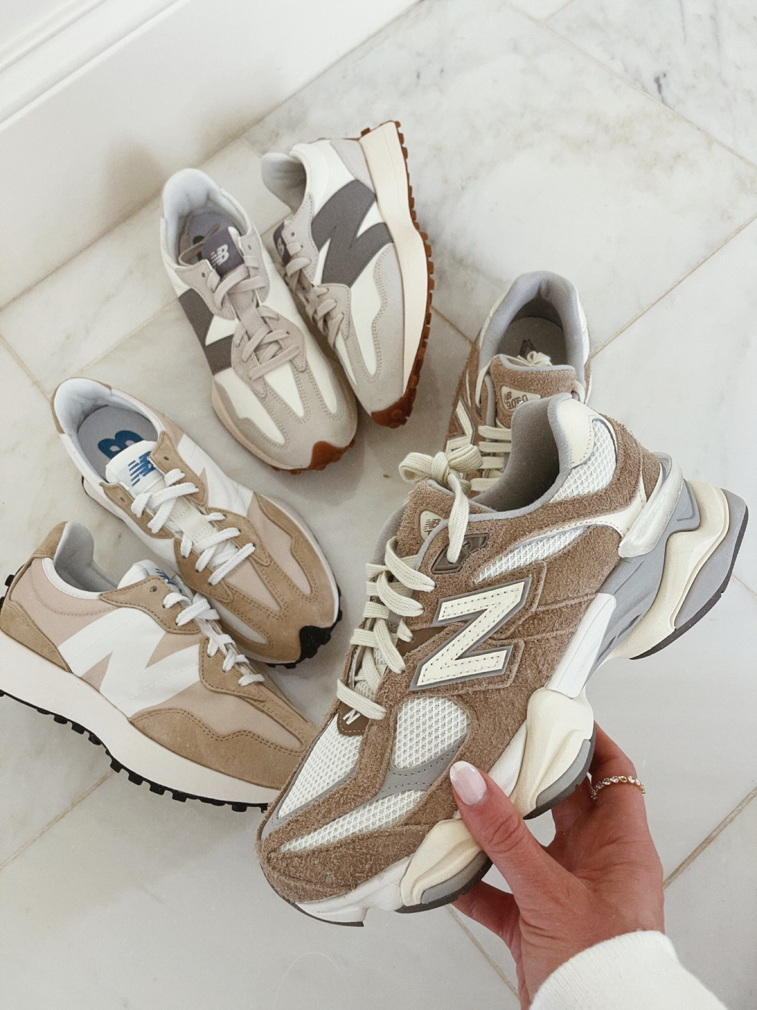 Neutral new balance sneakers for fall
