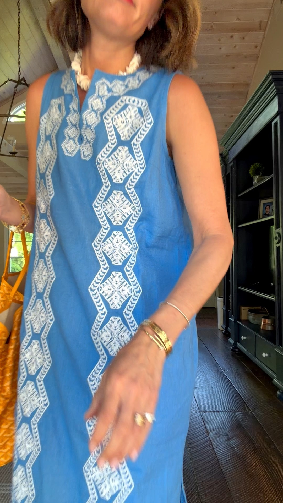 In my Sunday best! An easy dress to live in all summer. I’m in a small.