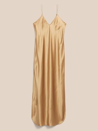 Silk Maxi Slip Dress | Banana Republic (US)