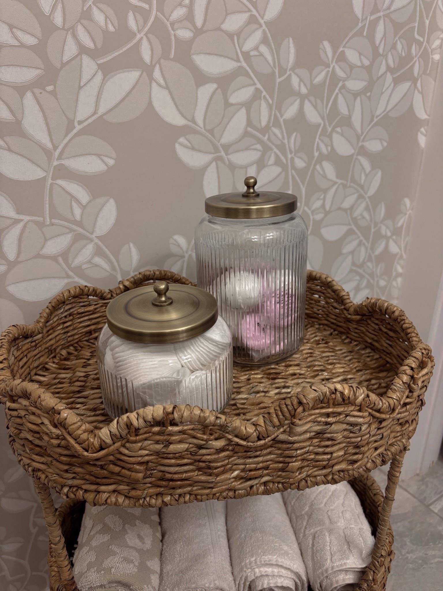 Guest bathroom favorites 🤍 love these jars so much! 



Bathroom decor, home, wicker, canister, organization, spring cleaning, sidneymarieduke 

#LTKHome