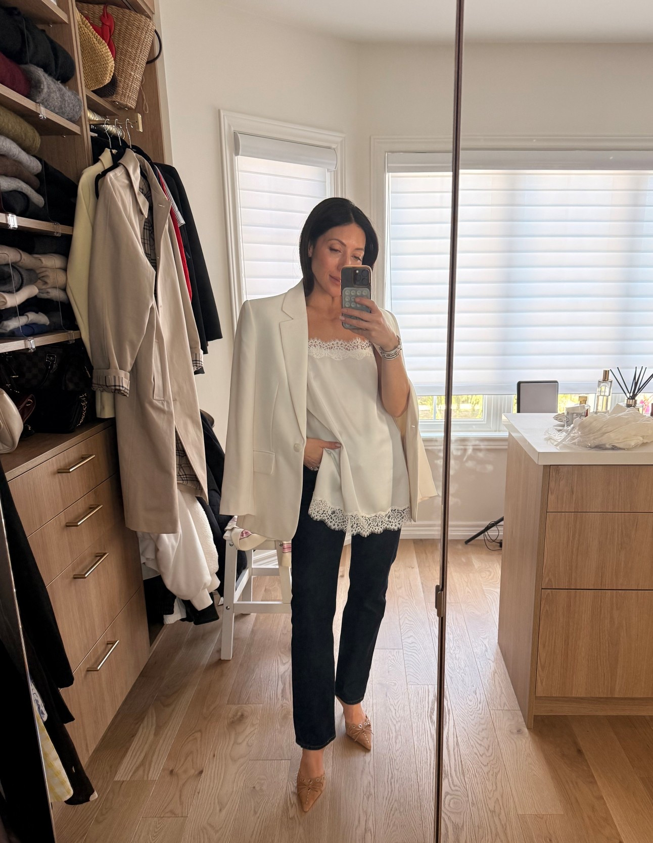 Lace details for spring 