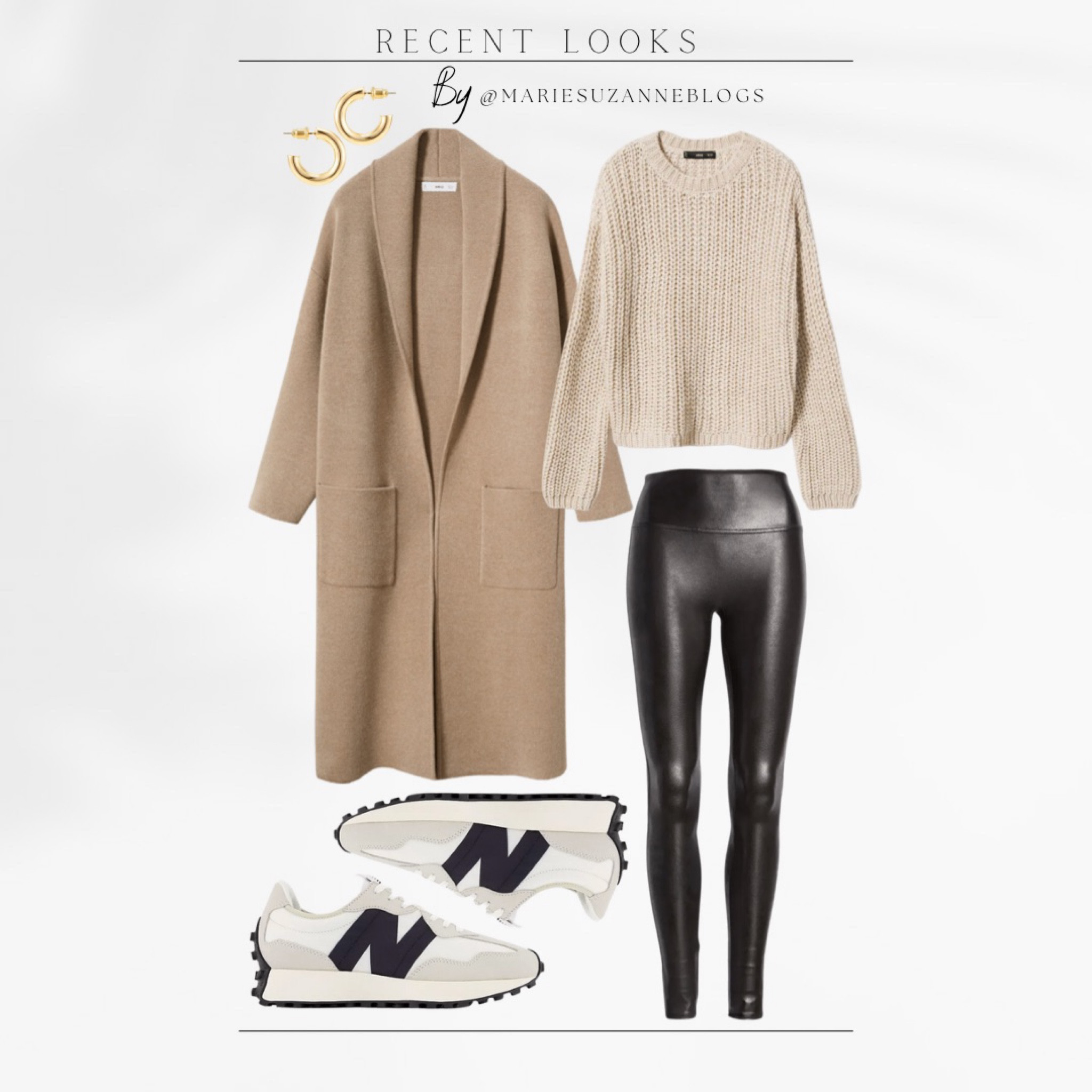 Ootd, capsule wardrobe, chunky knit sweater, coatigan, new balance, mariesuzanneblogs

#LTKstyletip #LTKshoecrush
