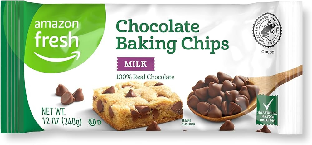 Amazon Fresh, Chocolate Baking Chips, Milk, 12 Oz (Previously Happy Belly, Packaging May Vary) | Amazon (US)