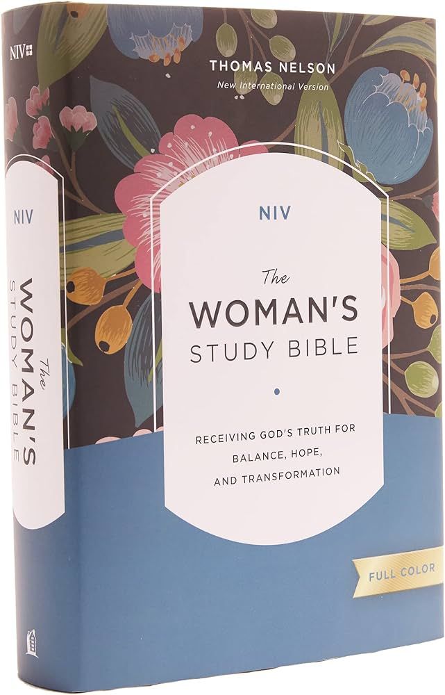 NIV, The Woman's Study Bible, Hardcover, Full-Color: Receiving God's Truth for Balance, Hope, and... | Amazon (US)