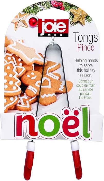 Joie Kitchen Gadgets Noel Christmas Kitchen Tongs, Plastic | Amazon (US)