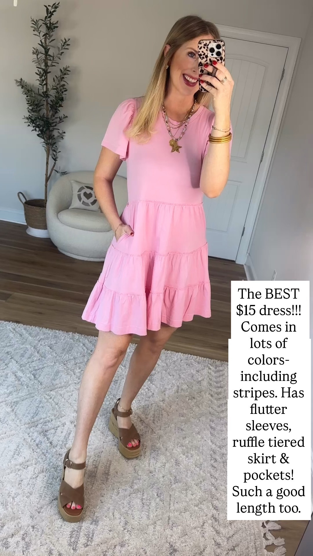 Walmart try on, time and tru, tiered swing dress 

#LTKmomlife #LTKootd #LTKWorkwear